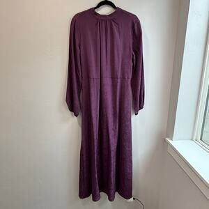 Gorgeous Purple Mock Neck Dress